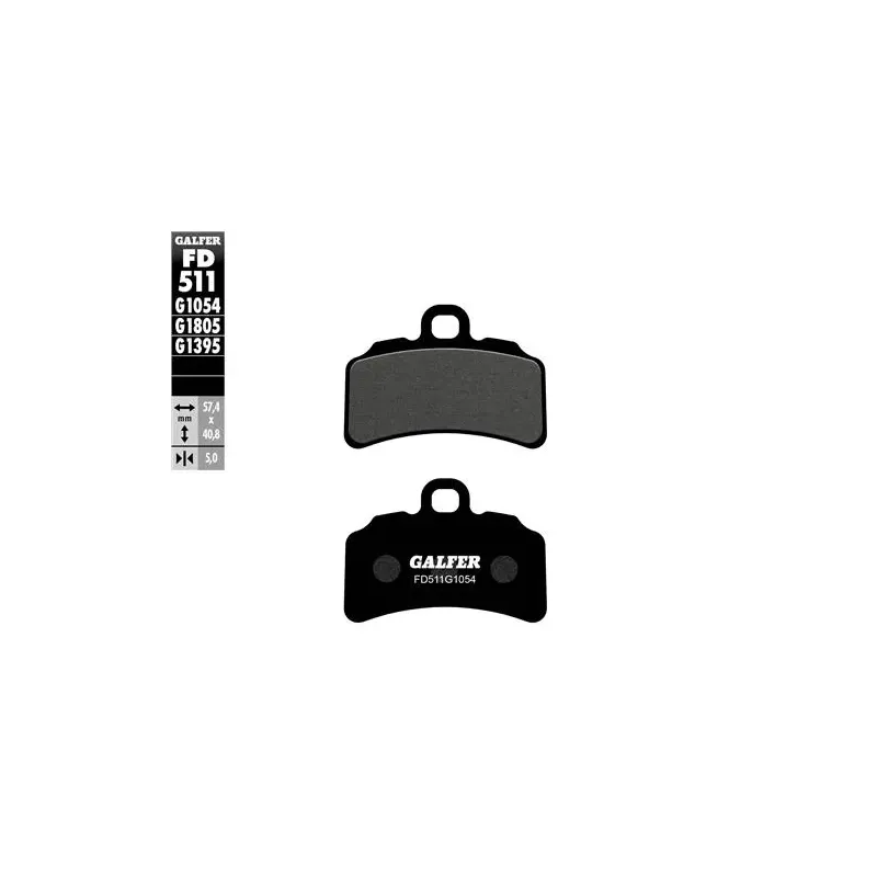 Pastillas de freno moto Galfer Trial Top FD511G180