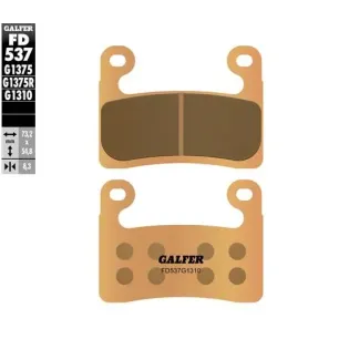 Pastillas de freno moto Galder Sinter Sport FD537G