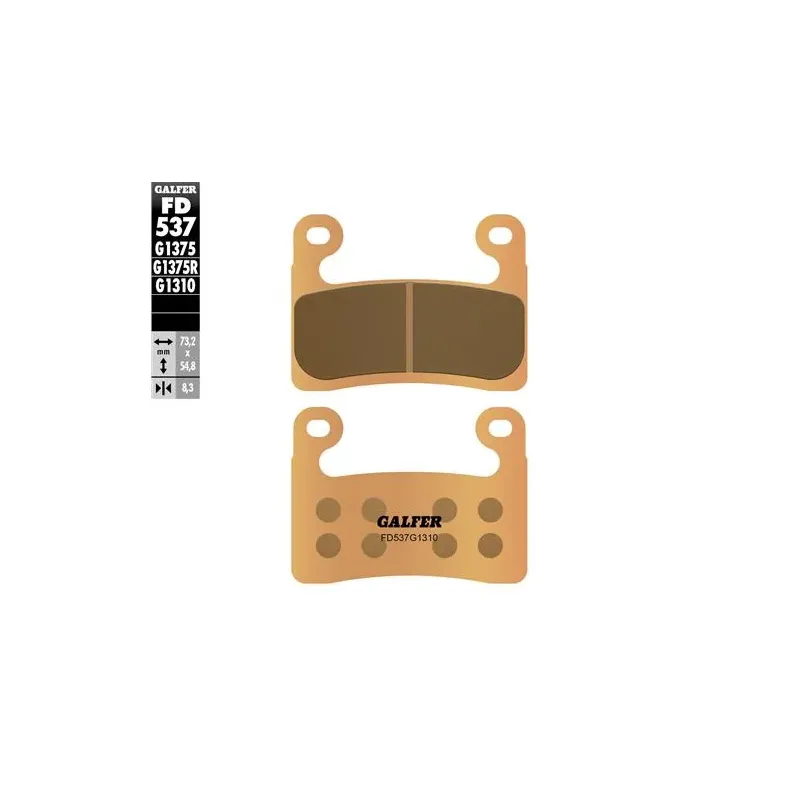 Pastillas de freno moto Galder Sinter Sport FD537G
