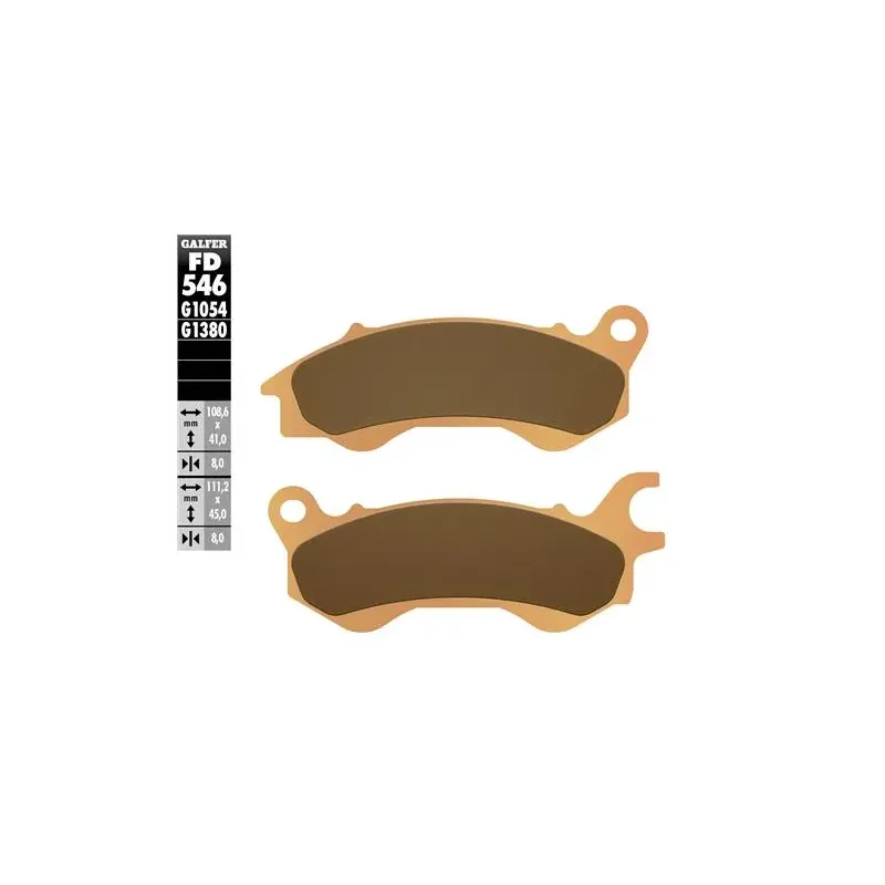 Pastillas de freno moto Galfer Scooter FD546G1380