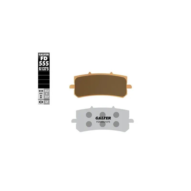 Pastillas de freno moto Galfer Sinter Street FD550G1370