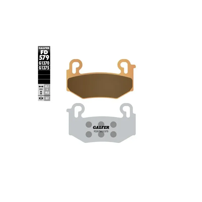 Pastillas delanteras BMW R 1300 GS Siterizado Sport Galfer FD579G1375