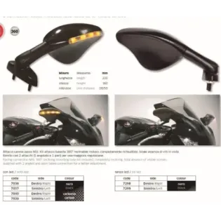 Espejo Suzuki Gsx R 600-750-1000 Con Led Dcho - FAR7038