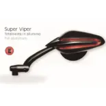 Espejo Super Viper Negro Con Intermitente Izdo - FAR7357