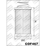 Filtro de aceite Champion para moto COF467