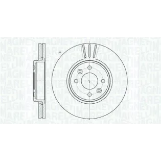 MAGNETI MARELLI 361302040198 Disco de freno (Unidad)