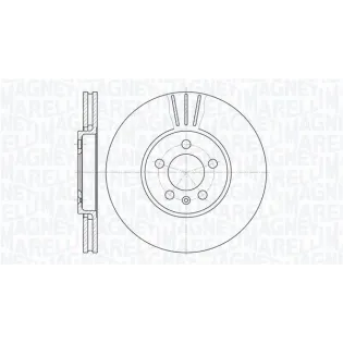 MAGNETI MARELLI 361302040222 Disco de freno (Unidad)