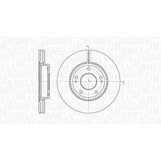 MAGNETI MARELLI 361302040310 Disco de freno (Unidad)