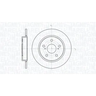 MAGNETI MARELLI 361302040355 Disco de freno (Unidad)