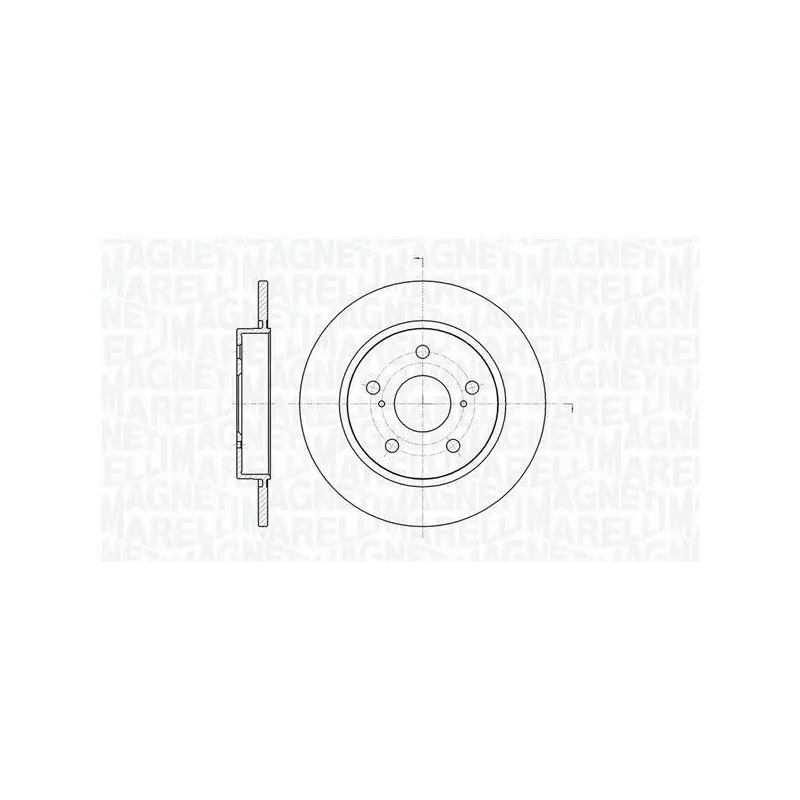 MAGNETI MARELLI 361302040355 Disco de freno (Unidad)