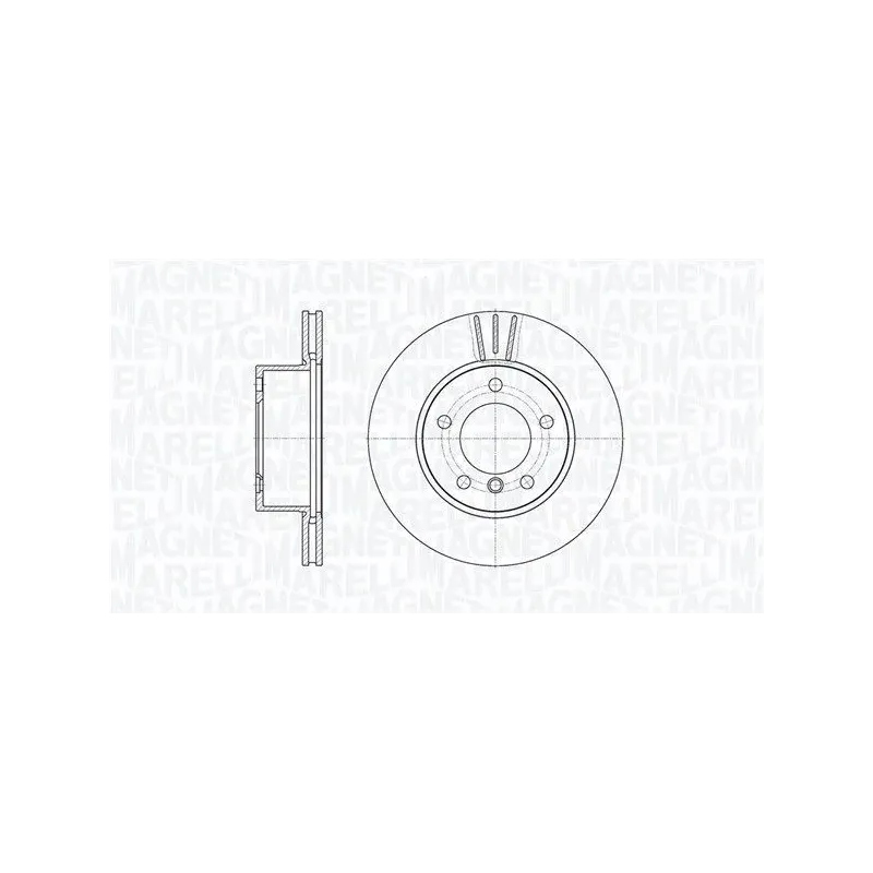 MAGNETI MARELLI 361302040478 Disco de freno (Unidad)