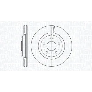 MAGNETI MARELLI 361302040564 Disco de freno (Unidad)
