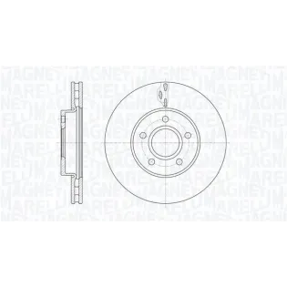 MAGNETI MARELLI 361302040588 Disco de freno (Unidad)