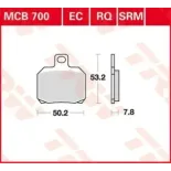 Pastillas de freno moto TRW MCB700EC
