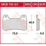 Pastillas de freno delantero moto TRW MCB755SV