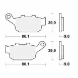 Pastillas de freno moto TRW MCB841SH