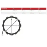 Juego discos embrague moto TRW MCC120-8