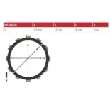 Discos de embrague Hyosung y Suzuki TRW MCC302-5