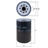 MAHLE OC206 Filtro de aceite