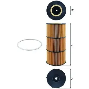 MAHLE OX832D Filtro de aceite