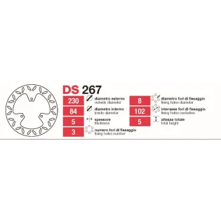 Discos De Freno Tras Yamaha Majesty - DS267