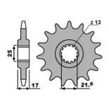 Honda 700 Integra 12 13 (C 520)   P2042.15