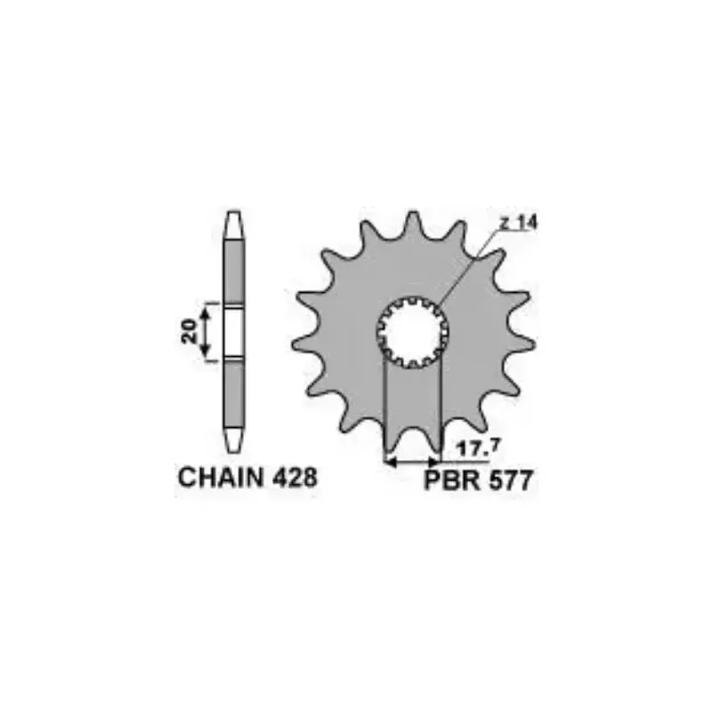 Yamaha Dragstar Xvs 125 00 (428)   P577.13