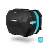 Maletas Shad laterales expandibles SH38X Carbono - D0B38106