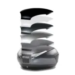 Baúl moto SHAD SH48 gris oscuro y negro D0B48300
