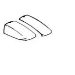 Set Color LID SH23 aluminio L R SHAD D1B23E25