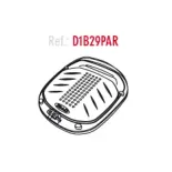 Parrilla SHAD D1B29PAR