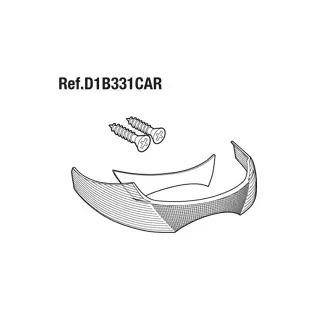 Catadrioptico blanco moto SHAD SH33 2011 D1B331CAR