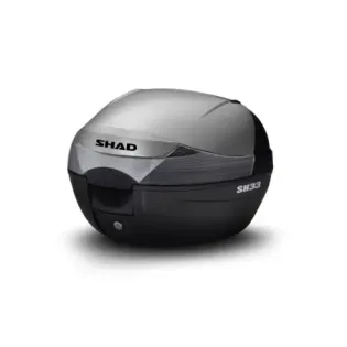 Tapa SHAD para maleta moto SH33 nuevo titanio D1B33E815
