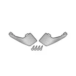 Catadrioptico blanco moto SHAD derecho e izquiero SH36 D1B361CAR