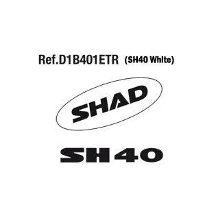 Set adhesivos SH40 2011 SHAD D1B401ETR