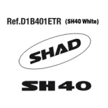 Set adhesivos SH40 2011 SHAD D1B401ETR