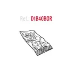 Tornilleria parrilla de moto SH40 D1B40BOR