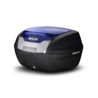 Tapa SHAD para maleta de moto SH40 color azul D1B40E01