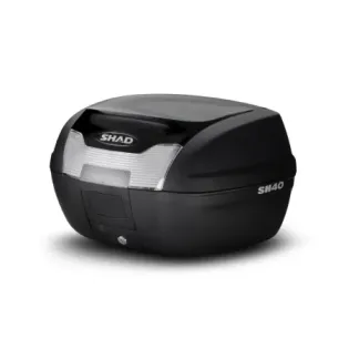 Tapa SHAD para maleta de moto SH40 color negro brillante D1B40E21