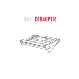 Parrilla superior maleta moto SHAD SH40 D1B40PTR