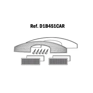 Catadrioptico moto SHAD SH45 2011 D1B451CAR