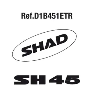 Adhesivos SHAD SH45 2011 D1B451ETR