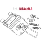 Conjunto cierre SH46 SHAD D1B46MAR
