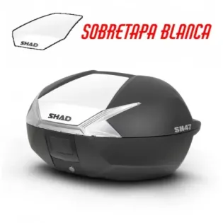 Tapa SHAD para maleta moto SH47 color blanco D1B47E08