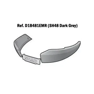 Marcos SHAD derecho izquierdo SH48 gris oscuro D1B481EMR