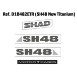 Adhesivos SHAD SH48 gris titanio D1B482ETR