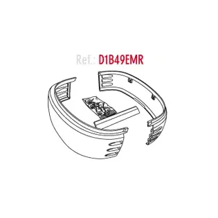 Conjunto marco D I SH49 SHAD D1B49EMR