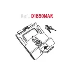 Conjunto cierre SH50 SHAD D1B50MAR