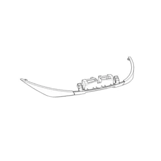 Catadrioptico negro moto SH59X D1B59CAR