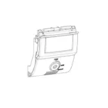 Recambio SHAD conjunto cierre SH58X  SH59X D1B59MAR